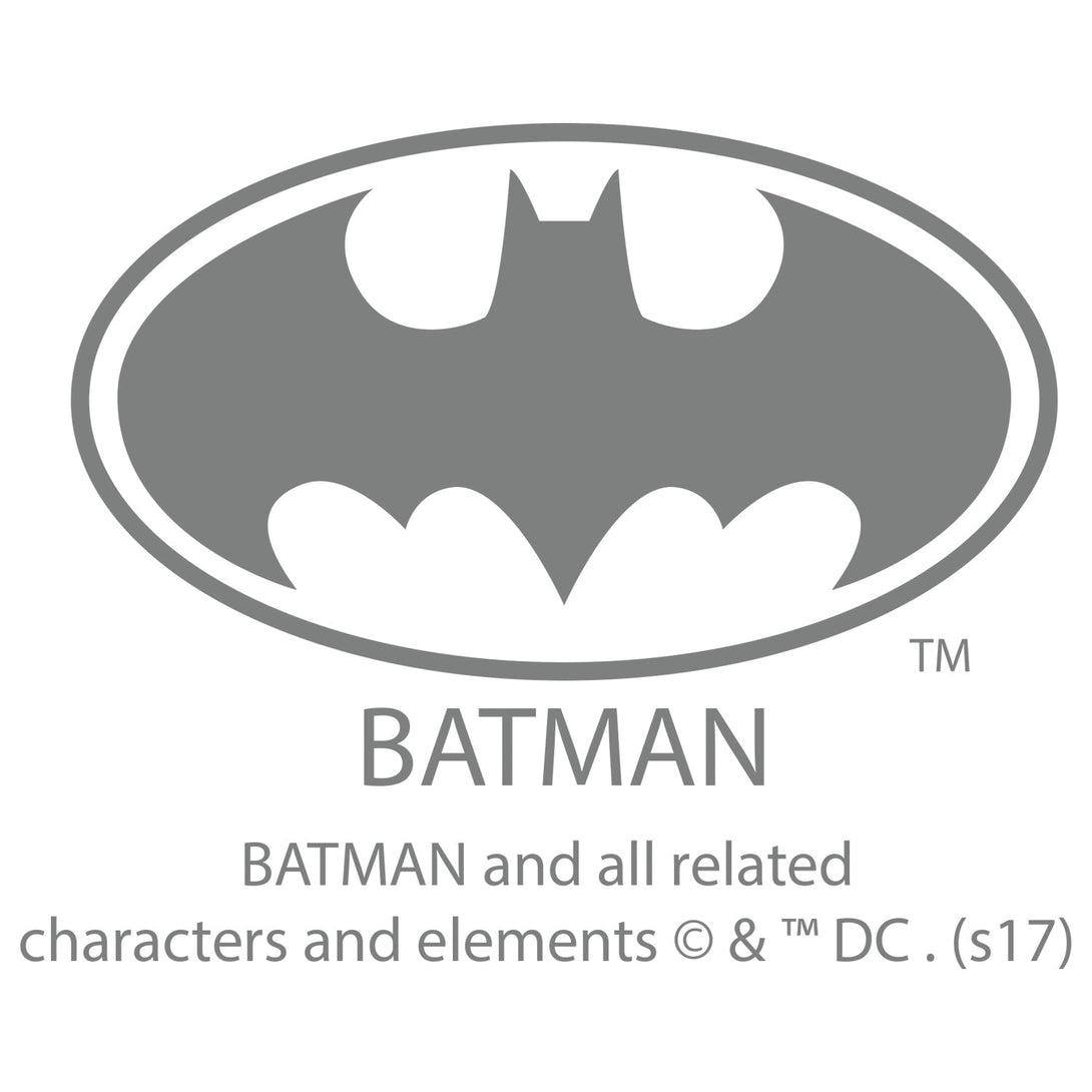 DC Comics Batman Stencil Official Men's T-shirt White - Urban Species Neck Print