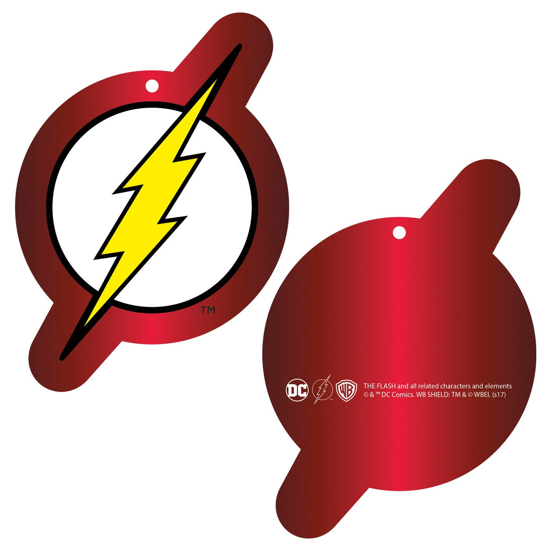 DC Comics Flash Logo Mask Official Kid's T-Shirt Hang Tag