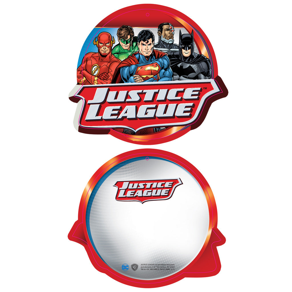 DC Comics Justice League Xmas Pattern Tube Official Sweatshirt Hang Tag