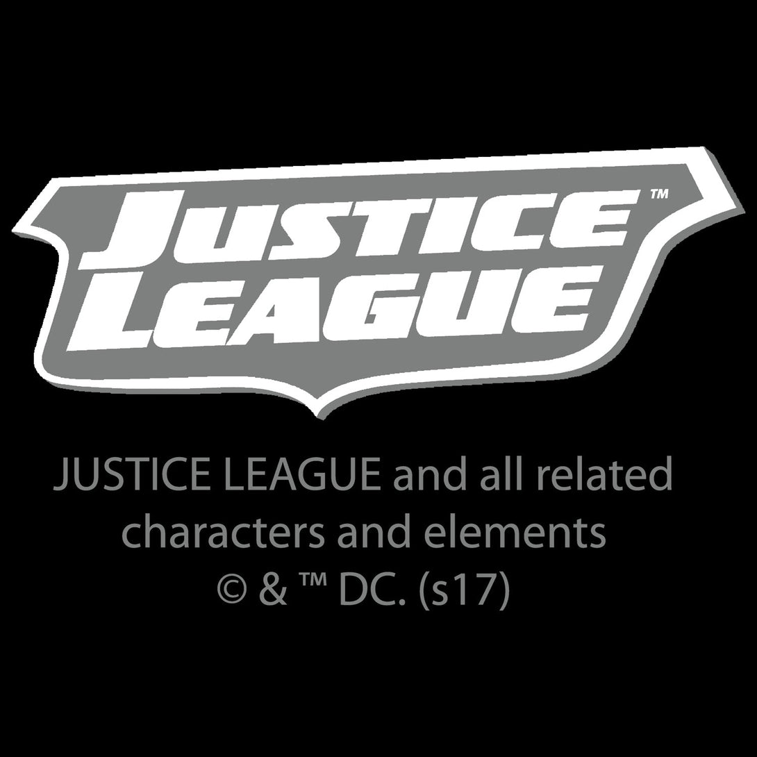 DC Comics Justice League Retro 80s Served Official Women's T-shirt Neck Print
