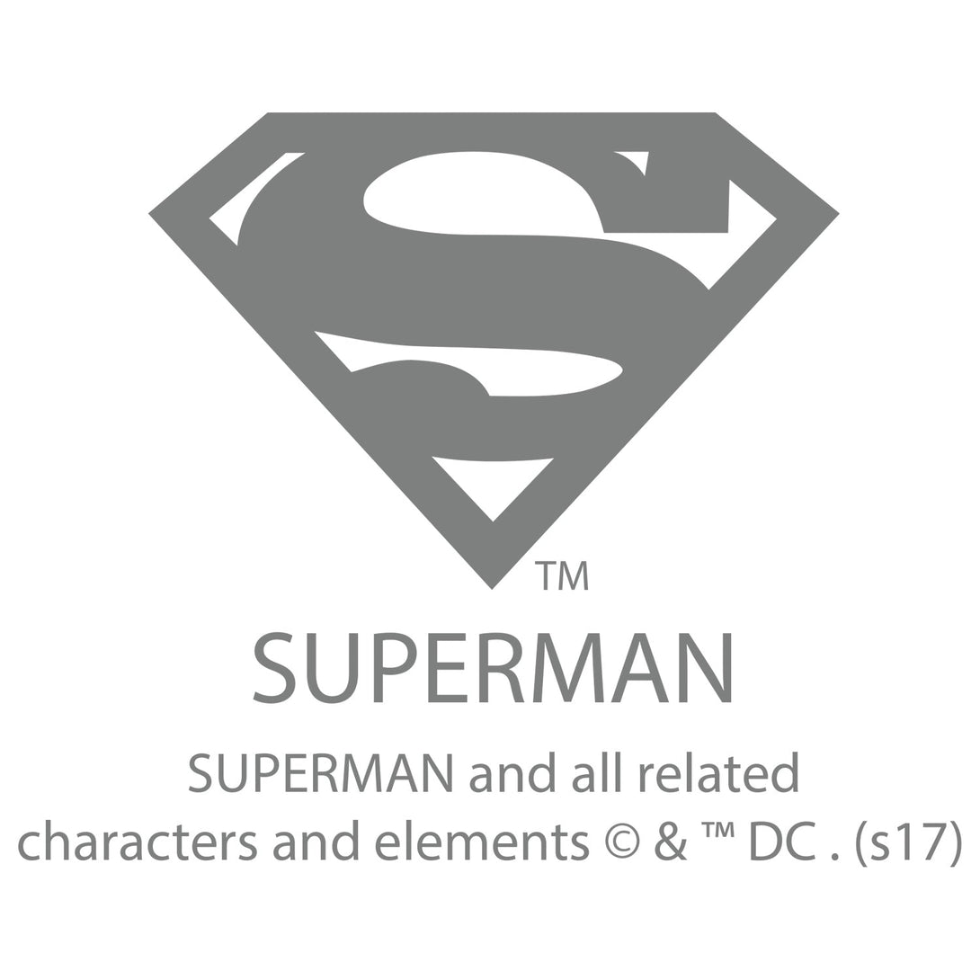 DC Comics Superman Logo Inc. Official Men's T-shirt (White) - Urban Species Mens Short Sleeved T-Shirt