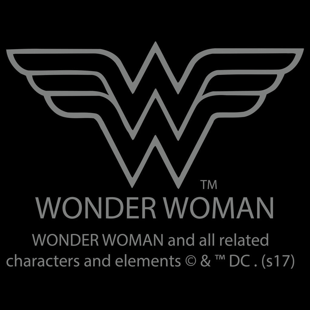 DC Comics Wonder Woman Cover 38 Xmas Official Women's T-shirt (Black) - Urban Species Ladies Short Sleeved T-Shirt