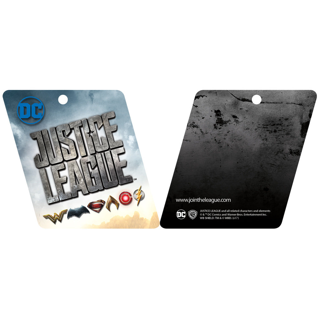 DC Justice League Logo Metallic Official Sweatshirt (Black) - Urban Species Sweatshirt