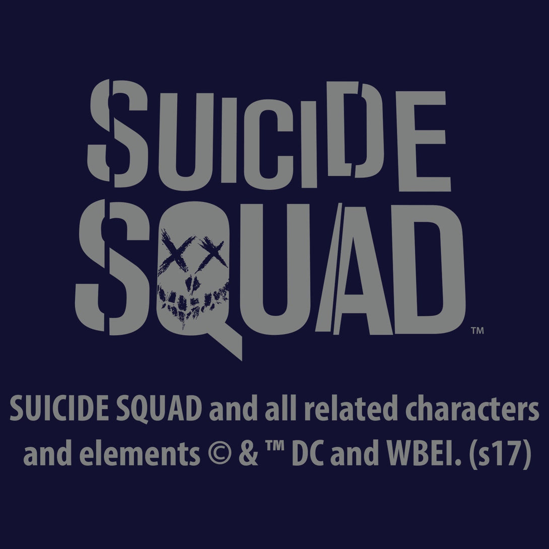 DC Suicide Squad Group Shot Official Men's T-shirt (Navy) - Urban Species Mens Short Sleeved T-Shirt