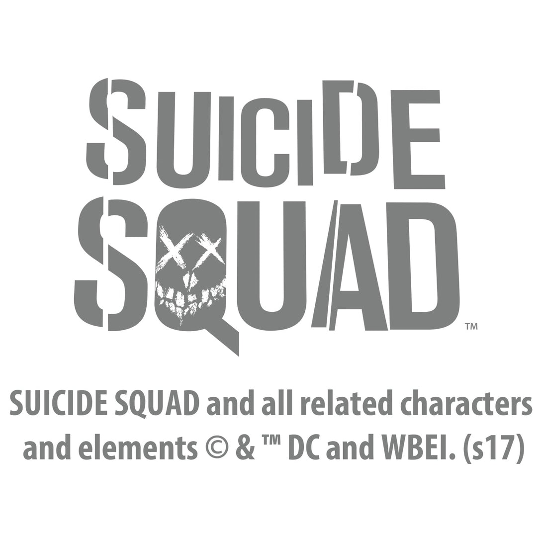 DC Suicide Squad Logo Bomb Official Women's Long Tank Dress (White) - Urban Species Ladies Long Tank Dress