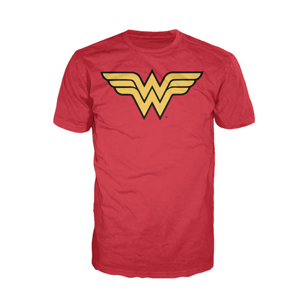 DC Comics Wonder Woman Logo Classic 01 Official Men's T-shirt (Red) - Urban Species Mens Short Sleeved T-Shirt