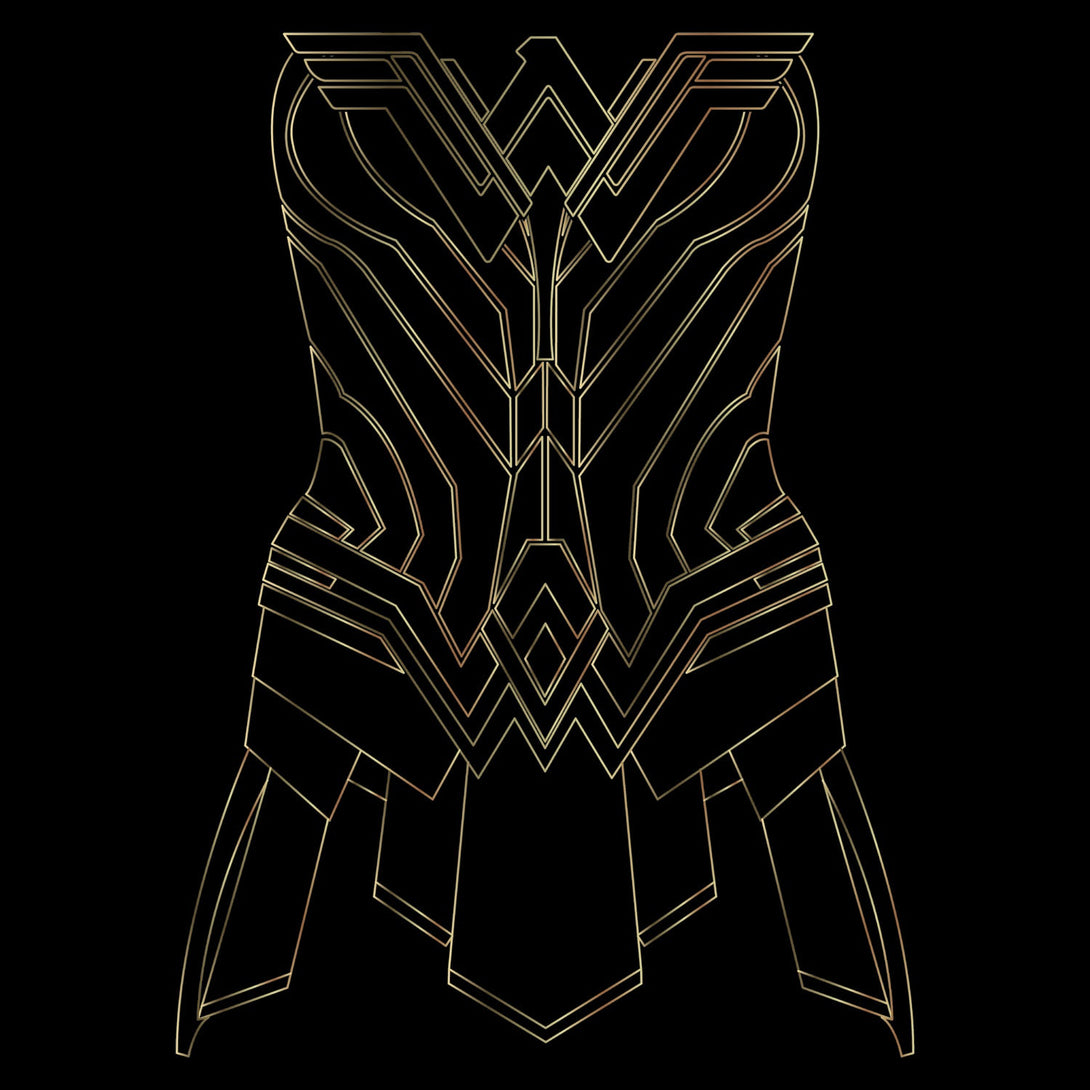 DC Comics Wonder Woman Cosplay Official Women's Long Tank Dress (Black) - Urban Species Ladies Long Tank Dress