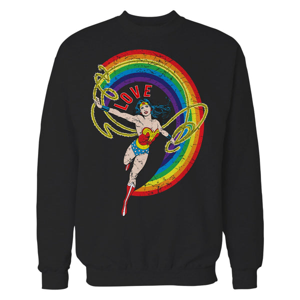 DC Comics Wonder Woman Rainbow Love Official Sweatshirt