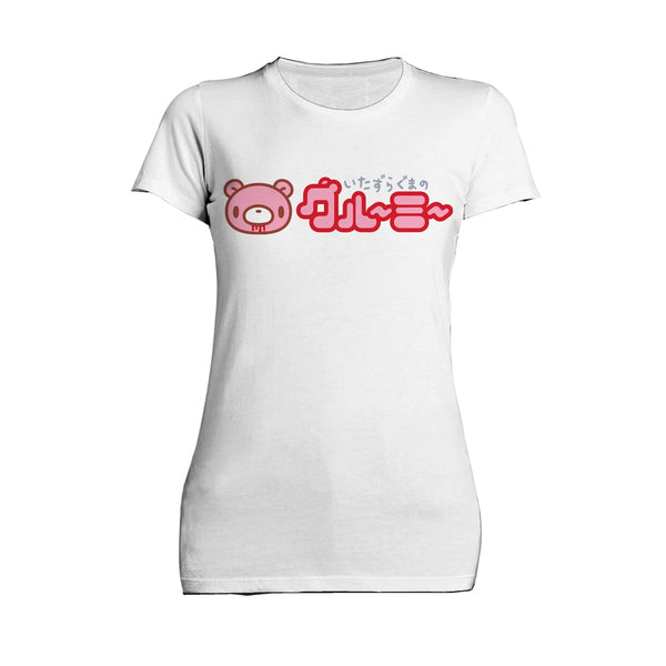 Gloomy Bear Logo Official Women's T-shirt White - Urban Species