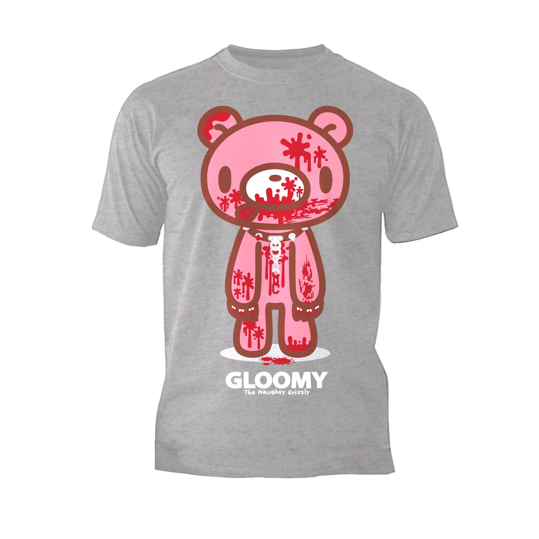 Gloomy Bear Naughty Grizzly Official Men's T-shirt Sports Grey - Urban Species