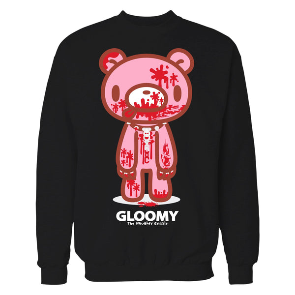 Gloomy Bear Naughty Grizzly Official Sweatshirt Black - Urban Species