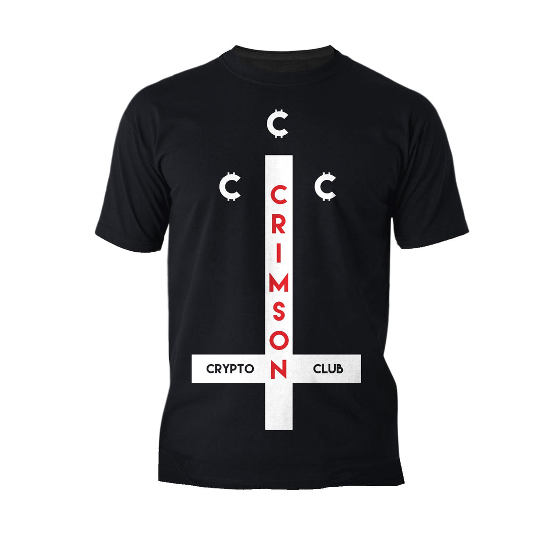 Kevin Smith Clerks 3 Blockchain Coltrane Crimson Crypto Club Logo Official Men's T-Shirt Black - Urban Species