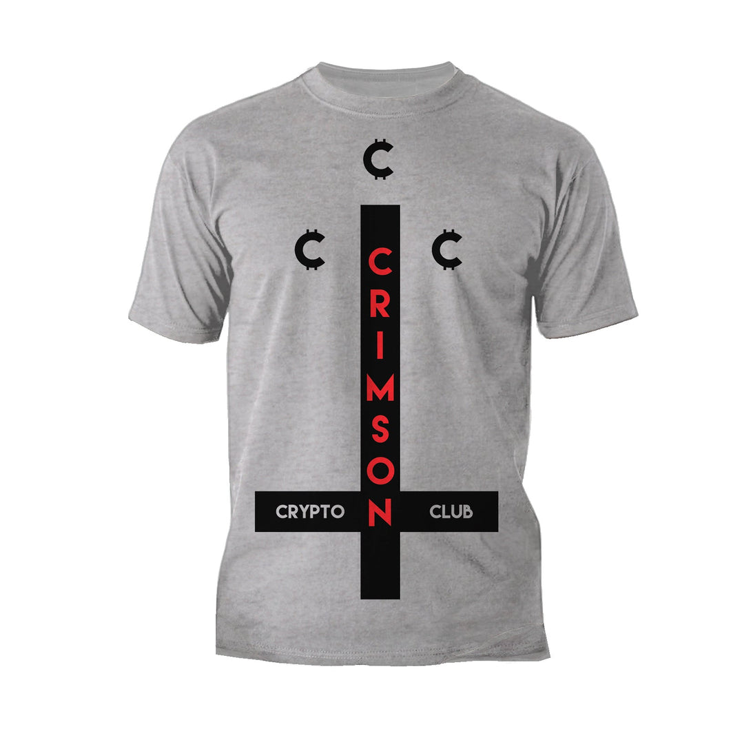 Kevin Smith Clerks 3 Blockchain Coltrane Crimson Crypto Club Logo Official Men's T-Shirt Sports Grey - Urban Species