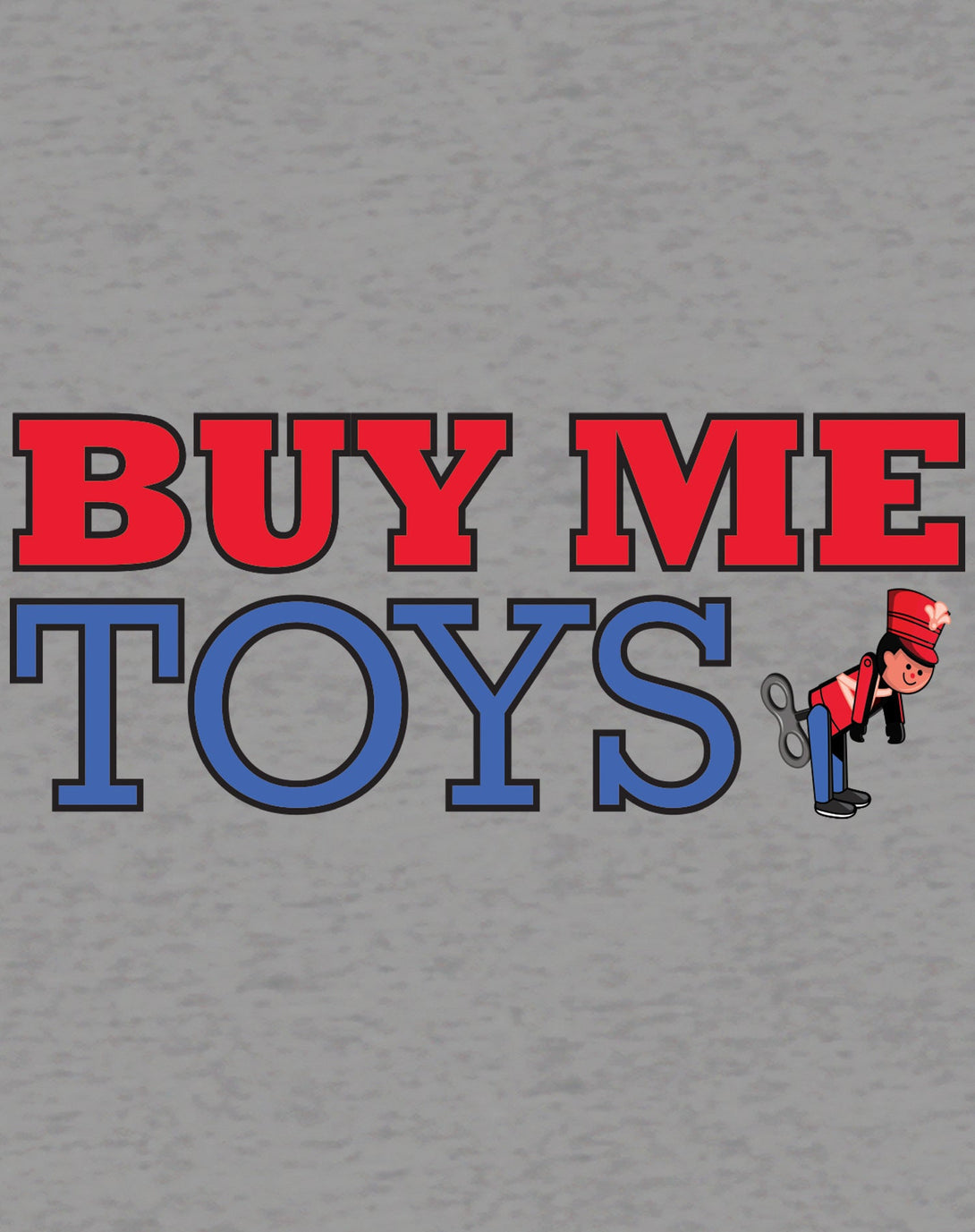 Kevin Smith Clerks 3 Buy Me Toys Logo Official Sweatshirt Sports Grey - Urban Species Design Close Up