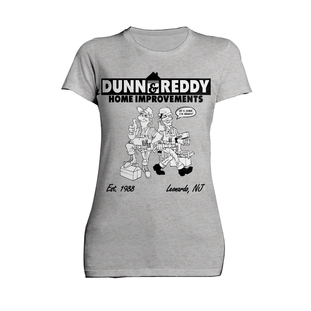 Kevin Smith Clerks 3 Dunn & Ready Roofing Splash Official Women's T-Shirt Sports Grey - Urban Species