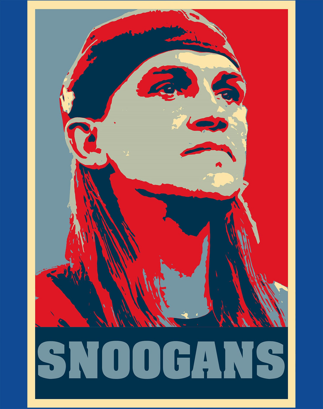 Kevin Smith Jay & Silent Bob Propaganda Snoogans Official Men's T-Shirt Blue - Urban Species Design Close Up