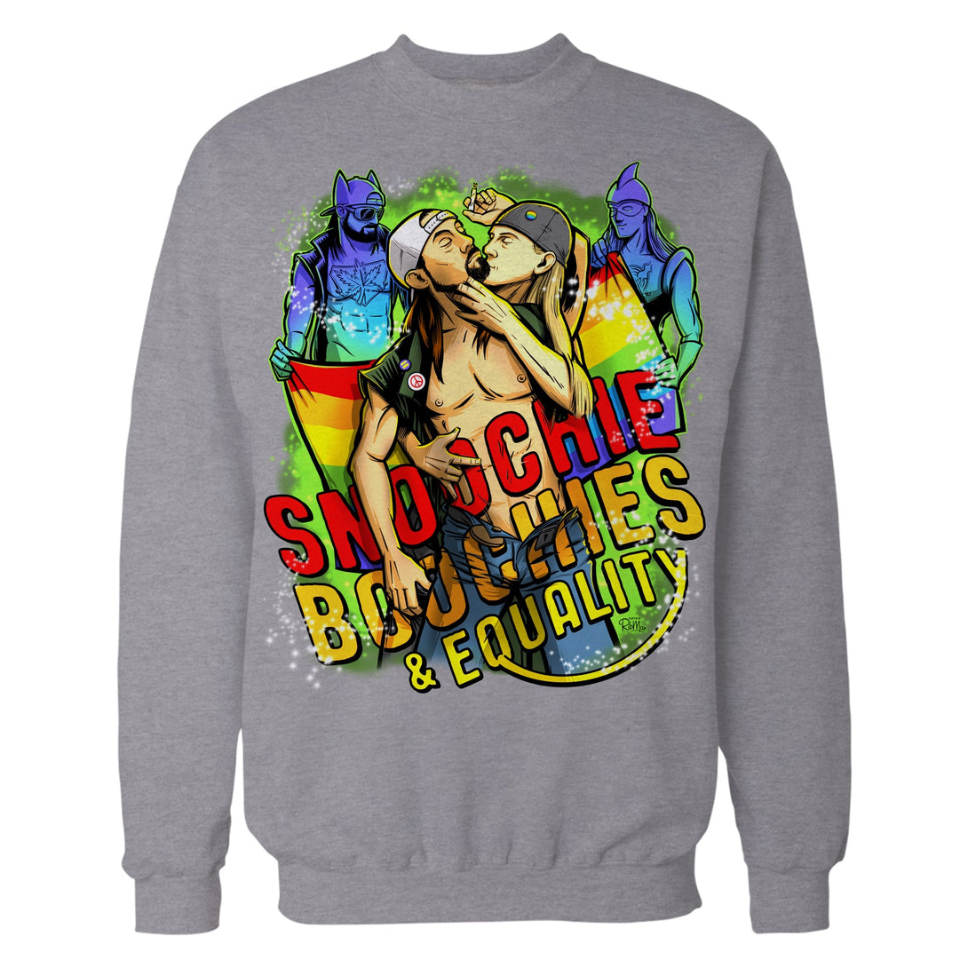 Kevin Smith Jay & Silent Bob Reboot LGBTQ Splash Official Sweatshirt Sports Grey - Urban Species