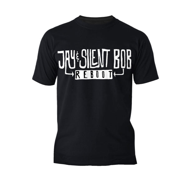 Kevin Smith Jay & Silent Bob Reboot Movie Logo Official Men's T-Shirt Black - Urban Species