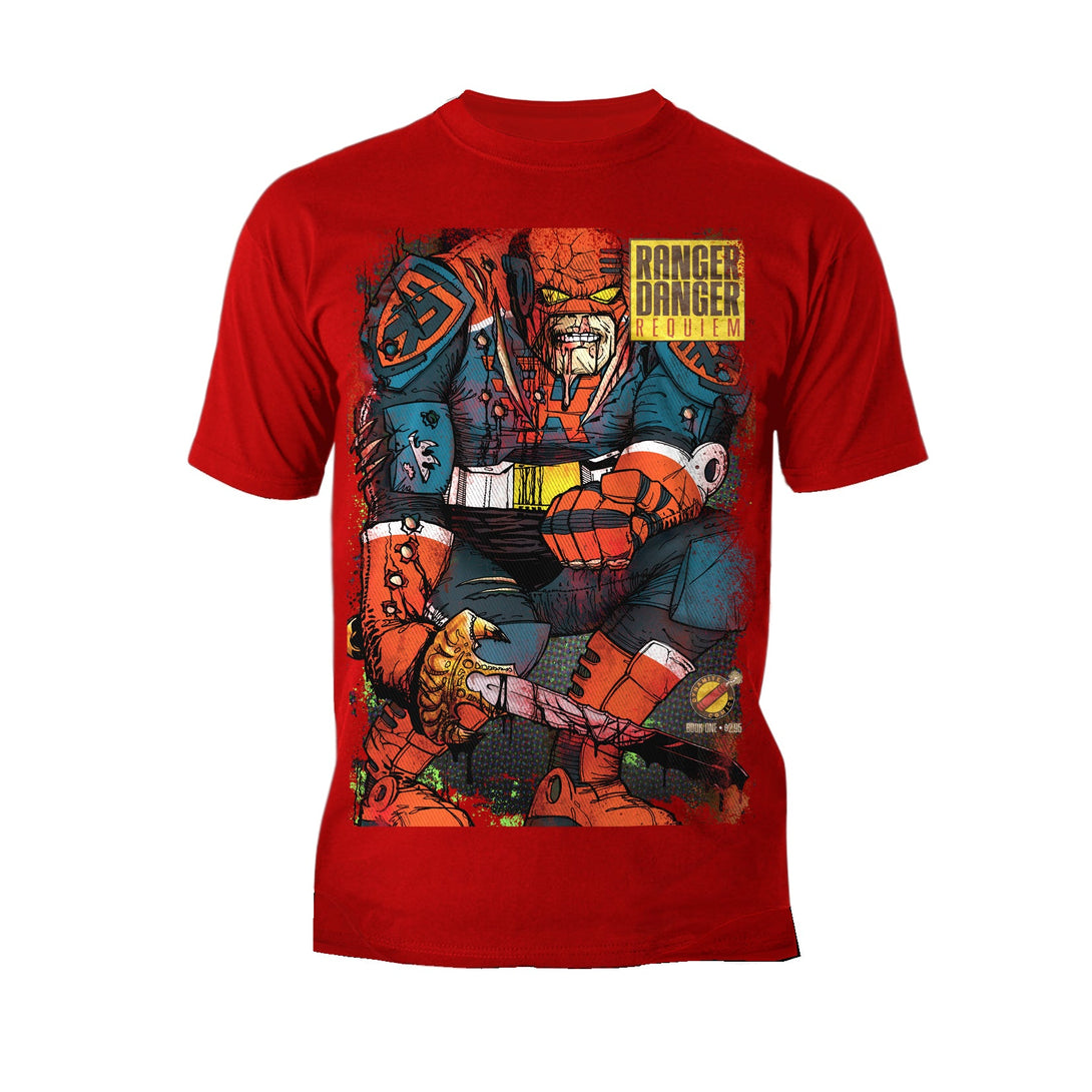 Kevin Smith Jay & Silent Bob Reboot Ranger Danger Requiem Comic LDN Variant Official Men's T-Shirt Red - Urban Species
