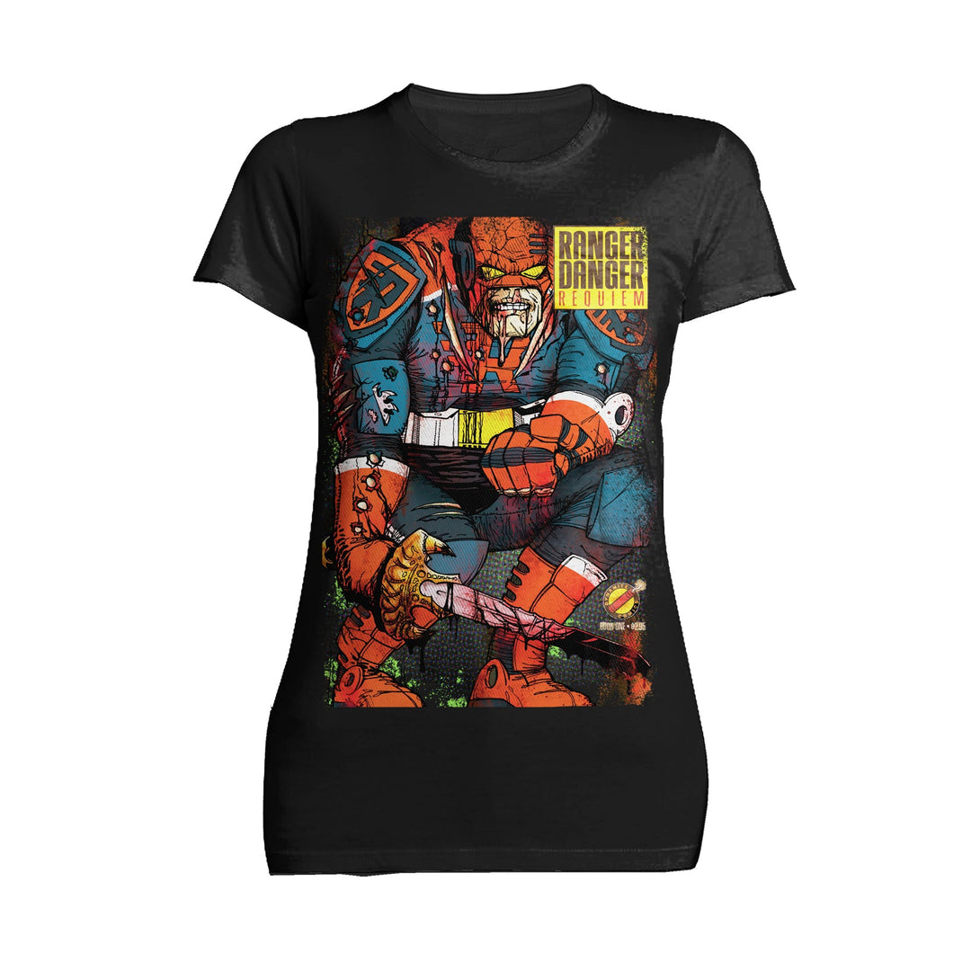 Kevin Smith Jay & Silent Bob Reboot Ranger Danger Requiem Comic LDN Variant Official Women's T-Shirt Black - Urban Species