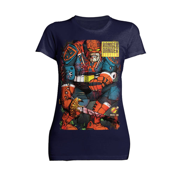 Kevin Smith Jay & Silent Bob Reboot Ranger Danger Requiem Comic LDN Variant Official Women's T-Shirt Navy - Urban Species