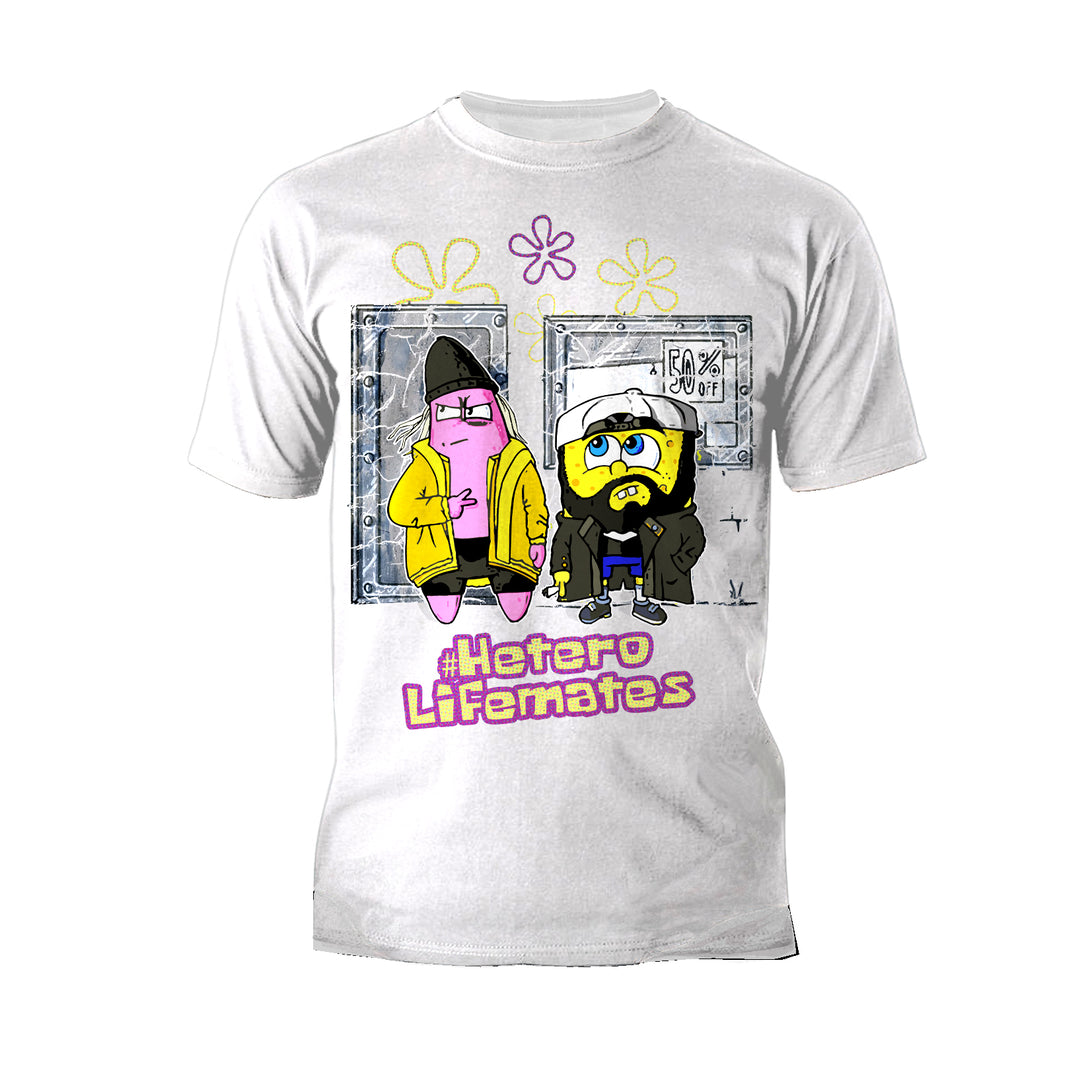 Kevin Smith Jay & Silent Bob Remix Sponge Retro 90s Mashup White - Urban Species