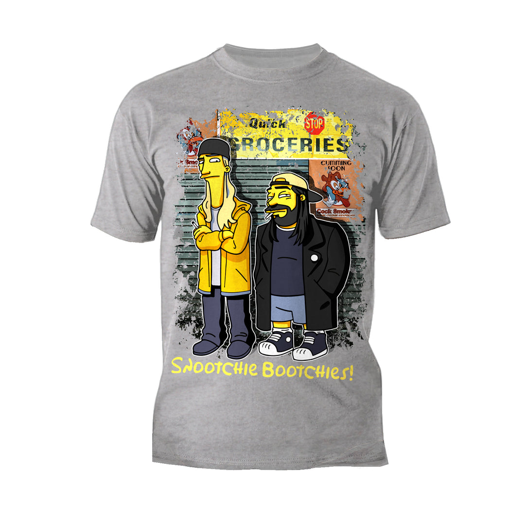 Kevin Smith Jay & Silent Bob Remix Springfield Quick Stop Official Men's T-Shirt Sports Grey - Urban Species