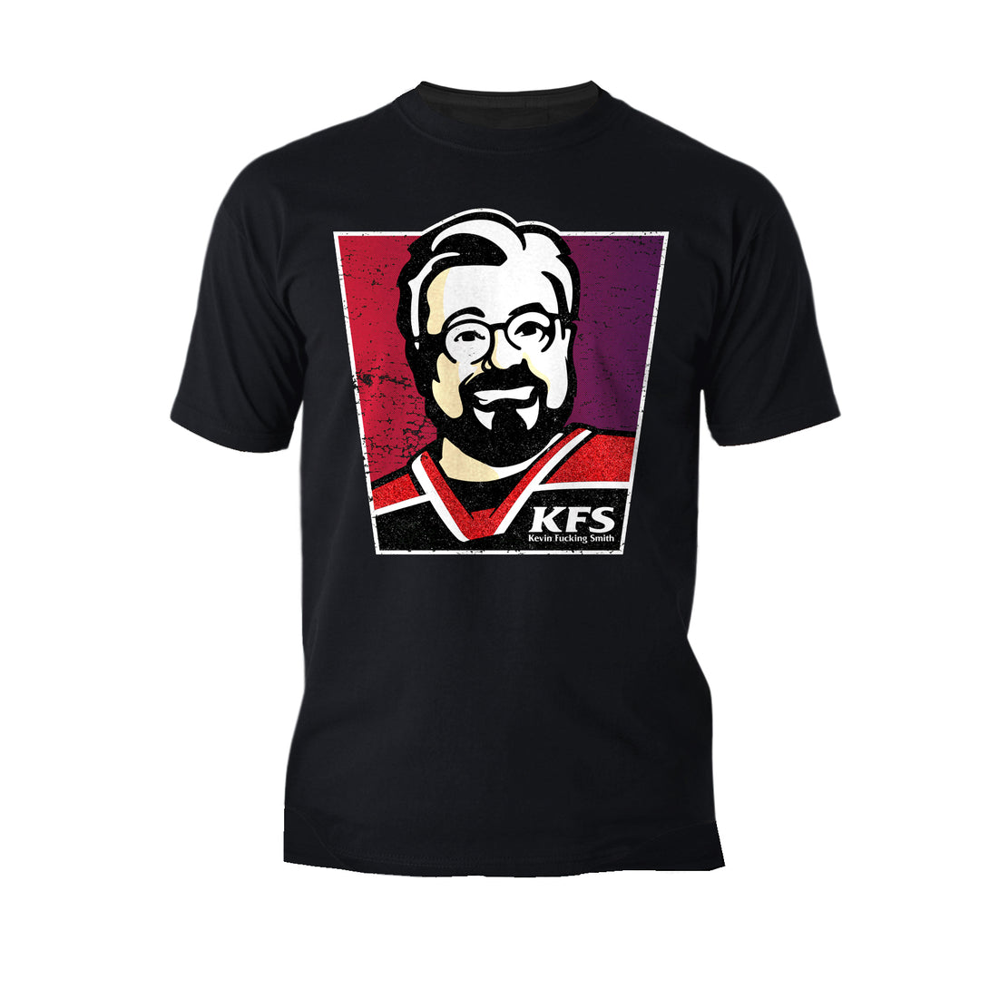 Kevin Smith Remix KFS Logo Meme KFC Parody FCK Lol Geek Fan Official Men's T-Shirt Black - Urban Species