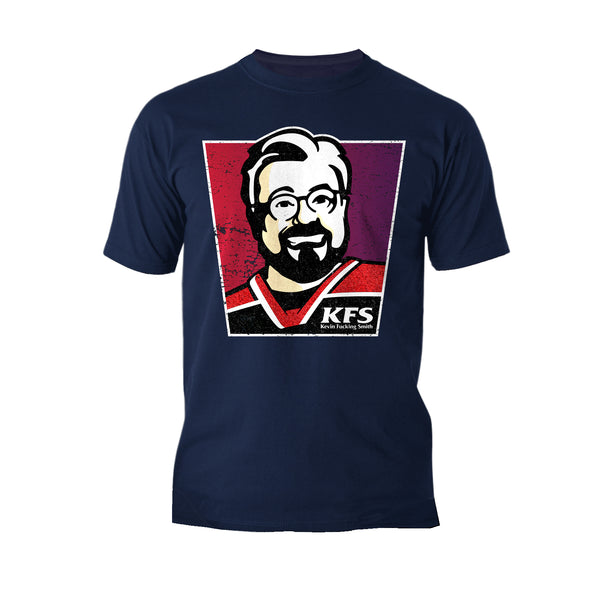 Kevin Smith Remix KFS Logo Meme KFC Parody FCK Lol Geek Fan Official Men's T-Shirt Navy - Urban Species