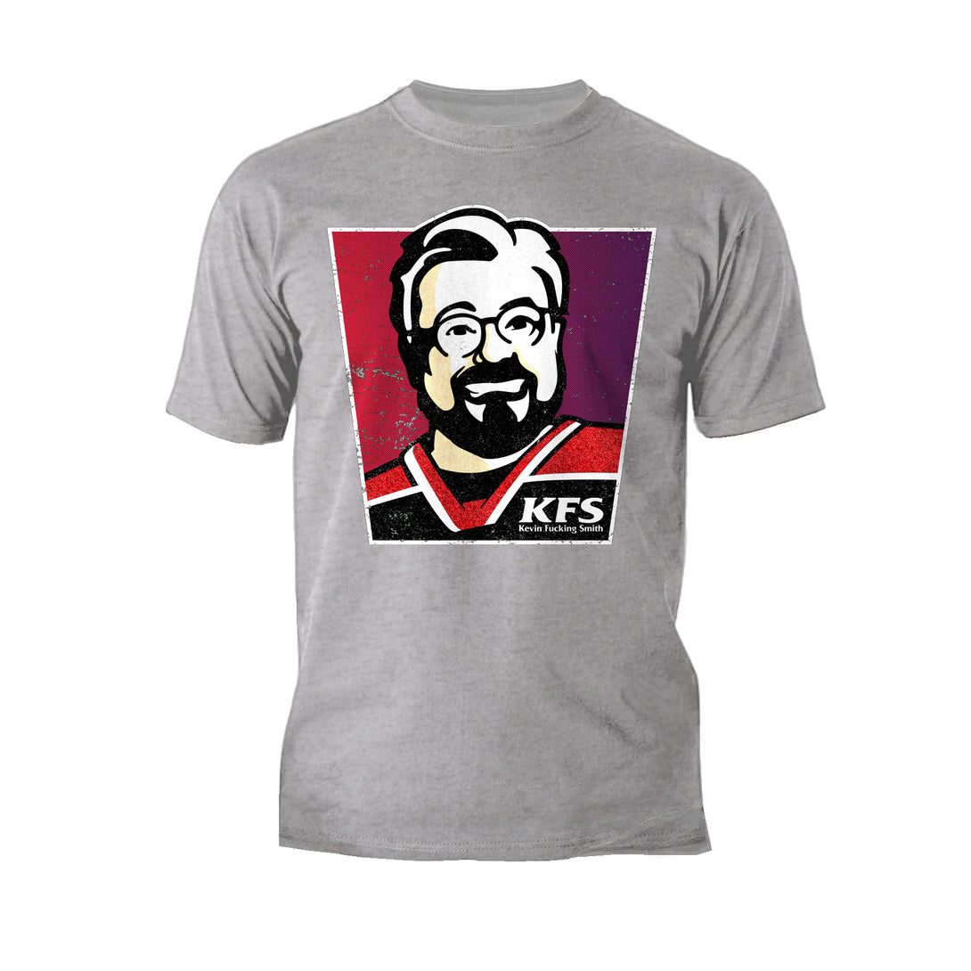 Kevin Smith Remix KFS Logo Meme KFC Parody FCK Lol Geek Fan Official Men's T-Shirt Sports Grey - Urban Species