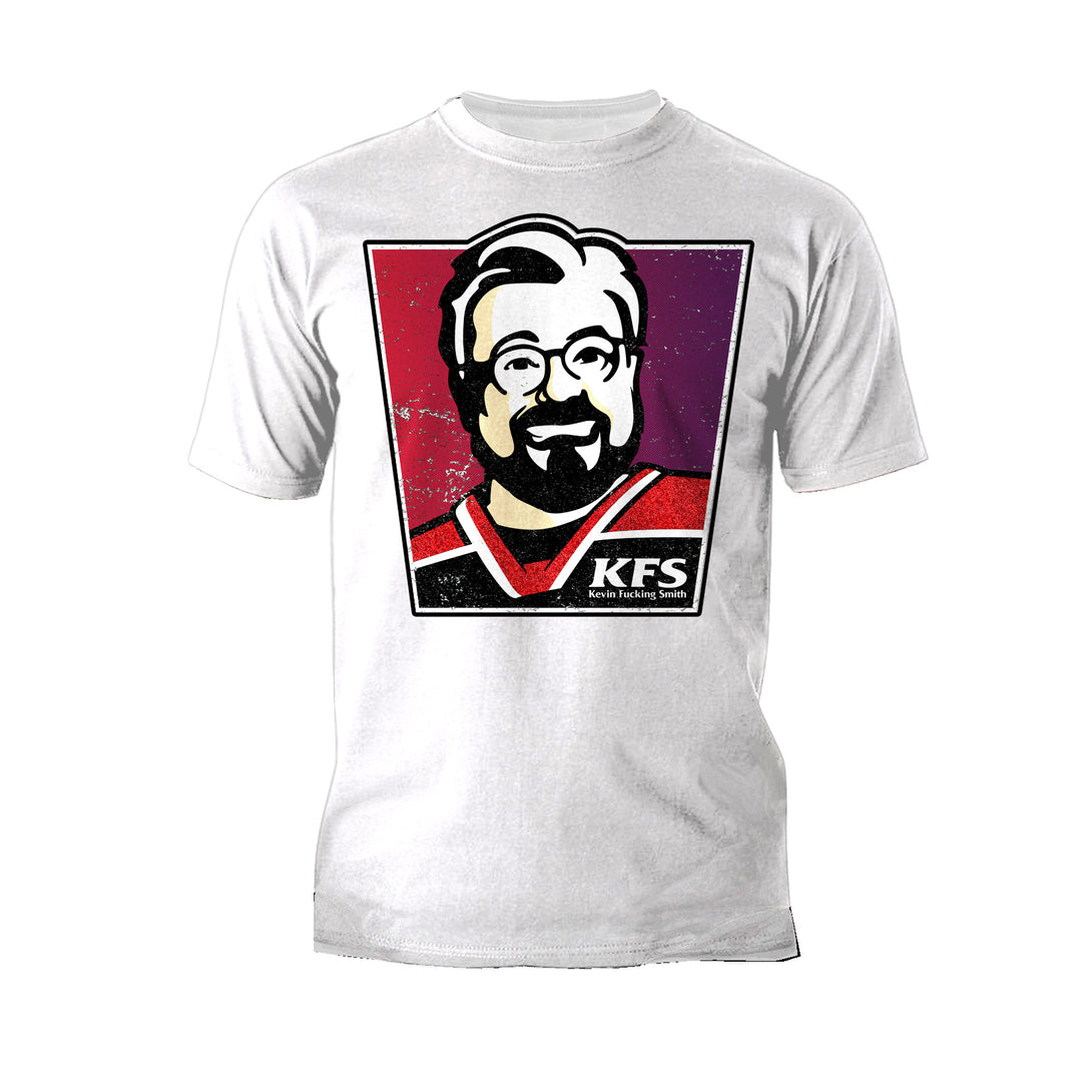 Kevin Smith Remix KFS Logo Meme KFC Parody FCK Lol Geek Fan Official Men's T-Shirt White - Urban Species