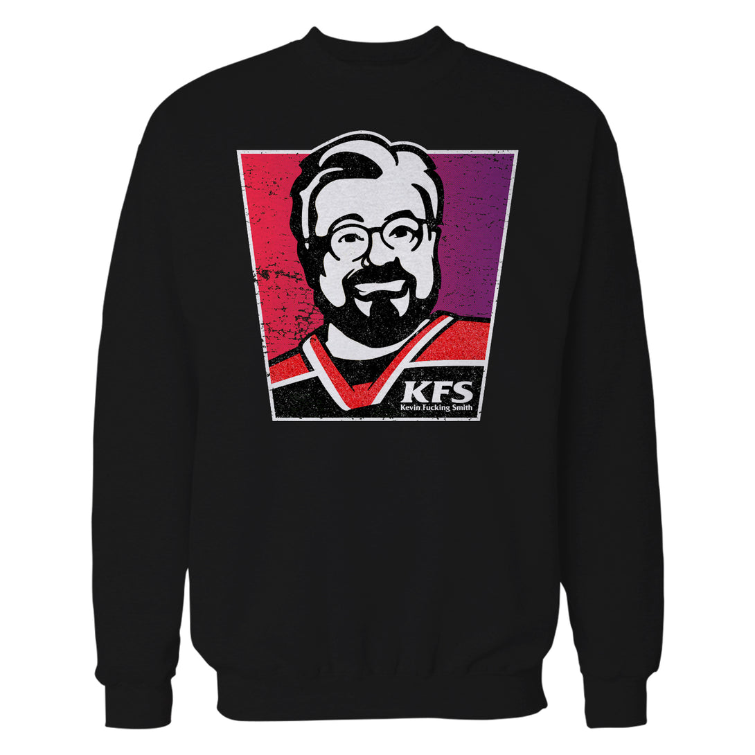 Kevin Smith Remix KFS Logo Meme KFC Parody FCK Lol Geek Fan Official Sweatshirt Black - Urban Species