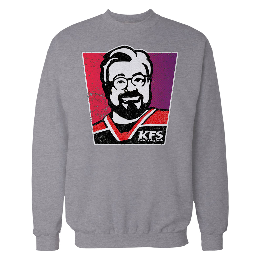 Kevin Smith Remix KFS Logo Meme KFC Parody FCK Lol Geek Fan Official Sweatshirt Sports Grey - Urban Species