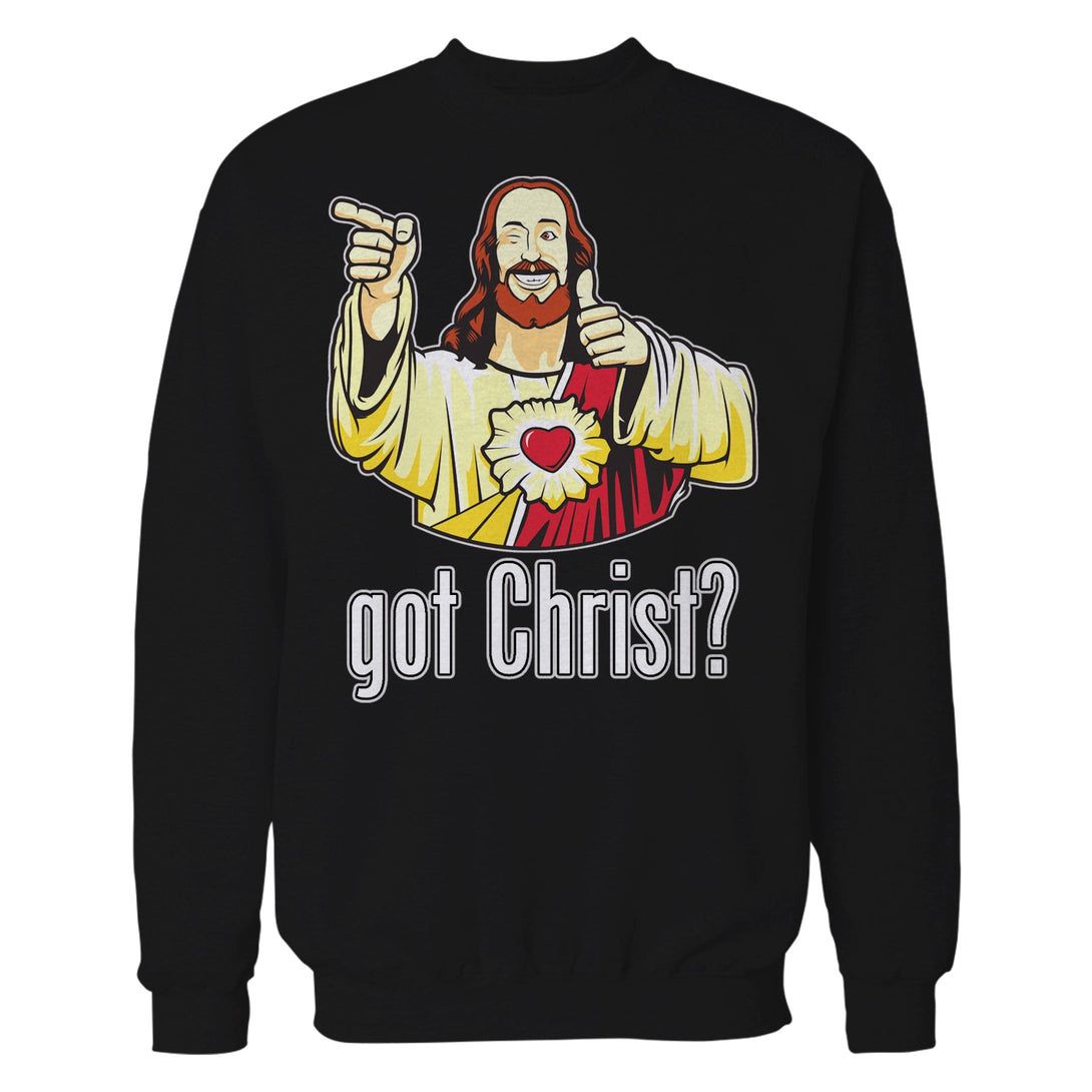 Kevin Smith View Askewniverse Buddy Christ Got Finger Guns Classic Official Sweatshirt Black - Urban Species