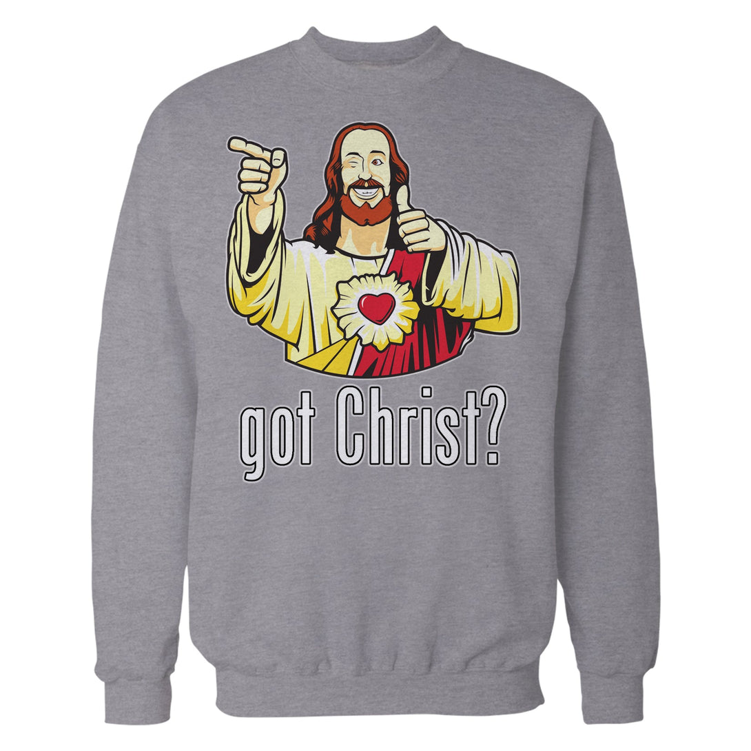 Kevin Smith View Askewniverse Buddy Christ Got Finger Guns Classic Official Sweatshirt Sports Grey - Urban Species