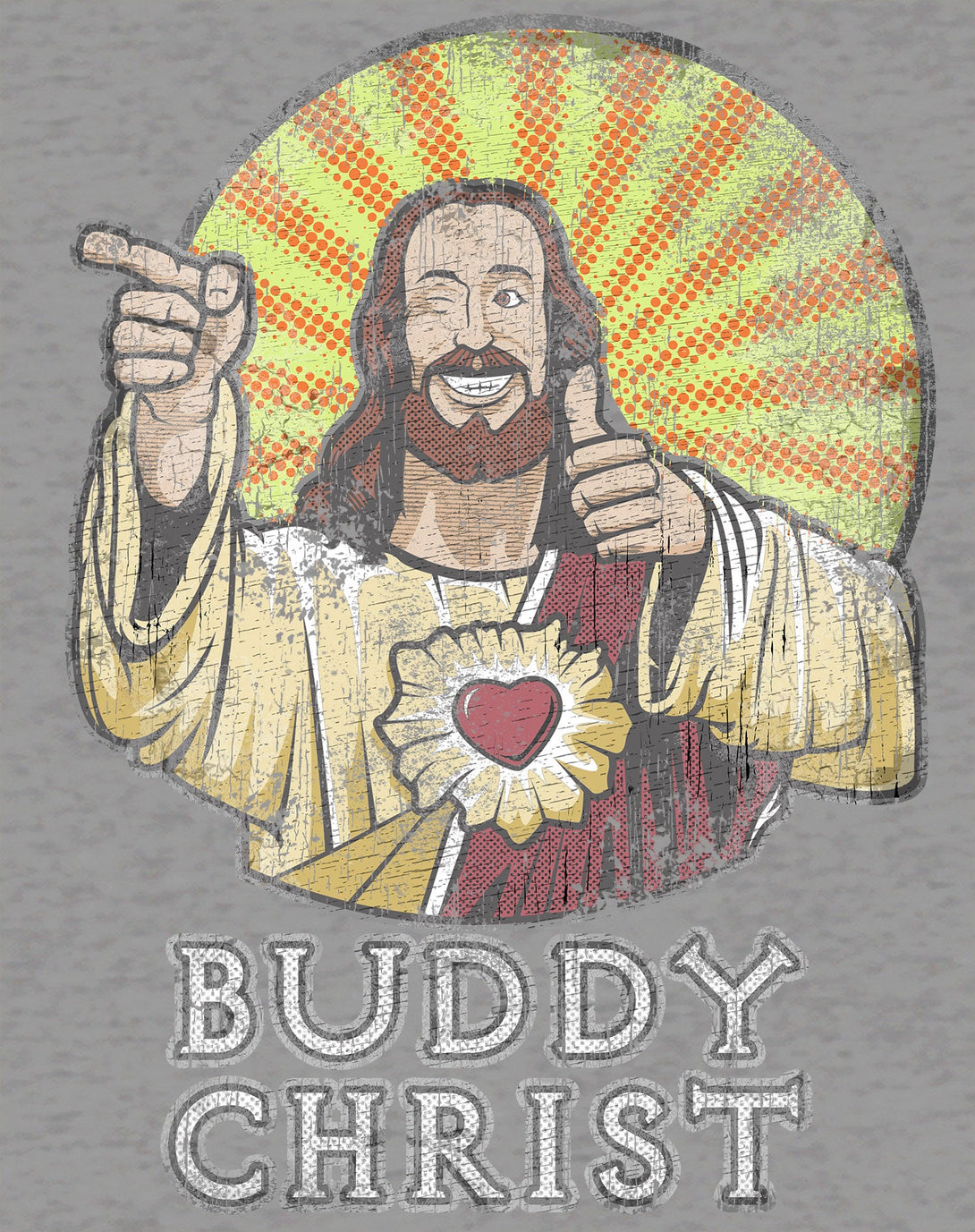 Kevin Smith View Askewniverse Buddy Christ Got Summer Vintage Variant Official Sweatshirt Sports Grey - Urban Species