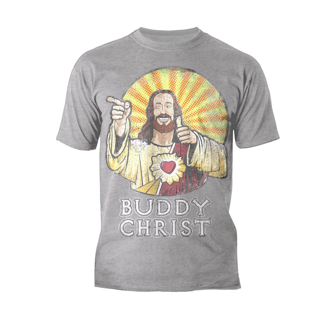 Kevin Smith View Askewniverse Buddy Christ Got Summer Vintage Variant Official Men's T-Shirt Sports Grey - Urban Species