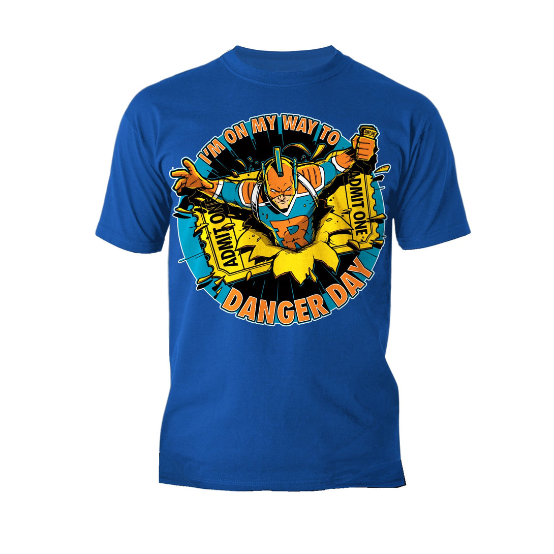 Kevin Smith View Askewniverse Danger Days Logo Official Men's T-Shirt Blue - Urban Species