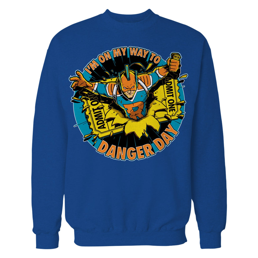 Kevin Smith View Askewniverse Danger Days Logo Official Sweatshirt Blue - Urban Species