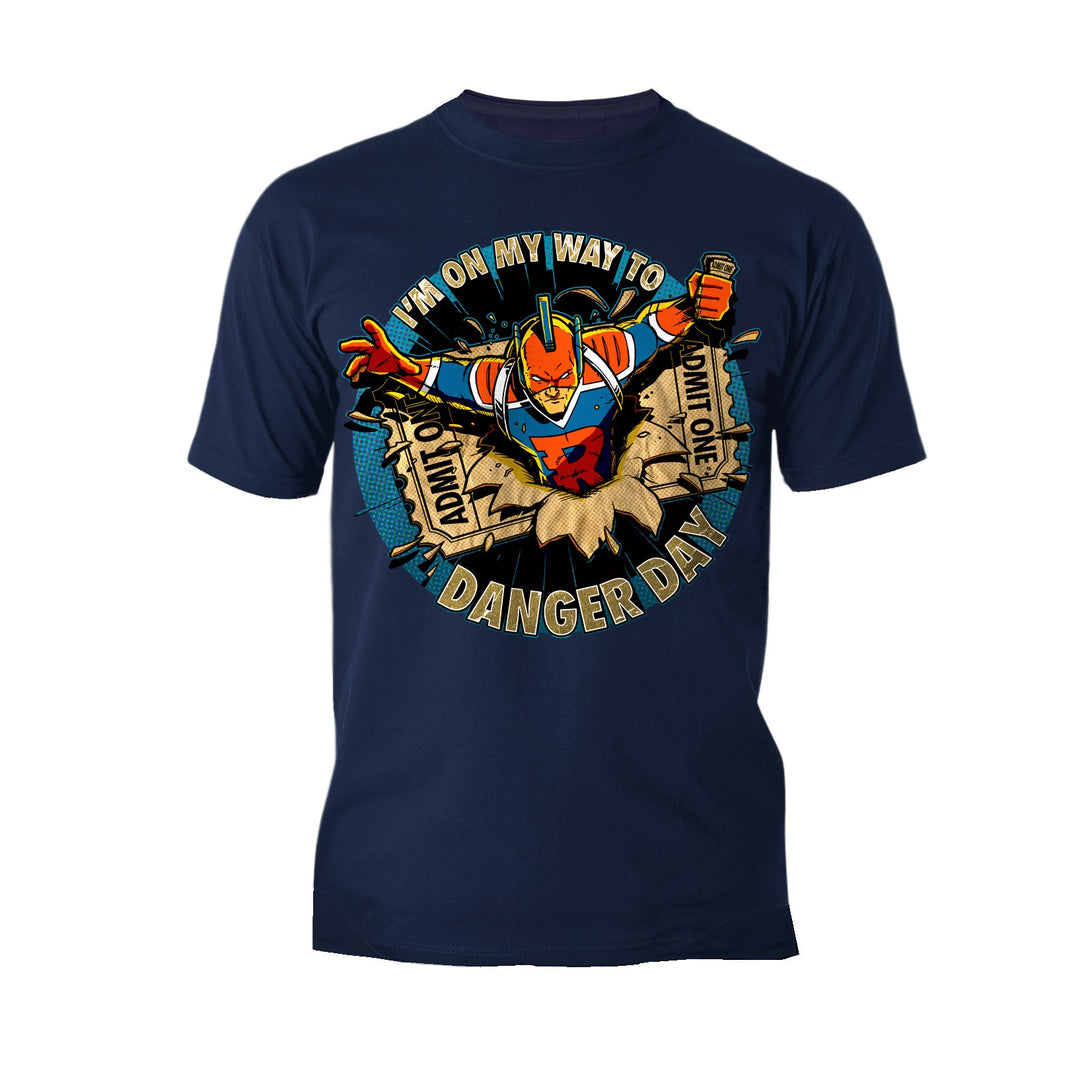 Kevin Smith View Askewniverse Danger Days Logo LDN Edition Official Men's T-Shirt Navy - Urban Species