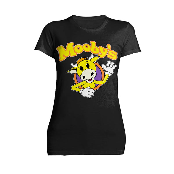 Kevin Smith View Askewniverse Mooby's Logo Official Women's T-Shirt Black - Urban Species