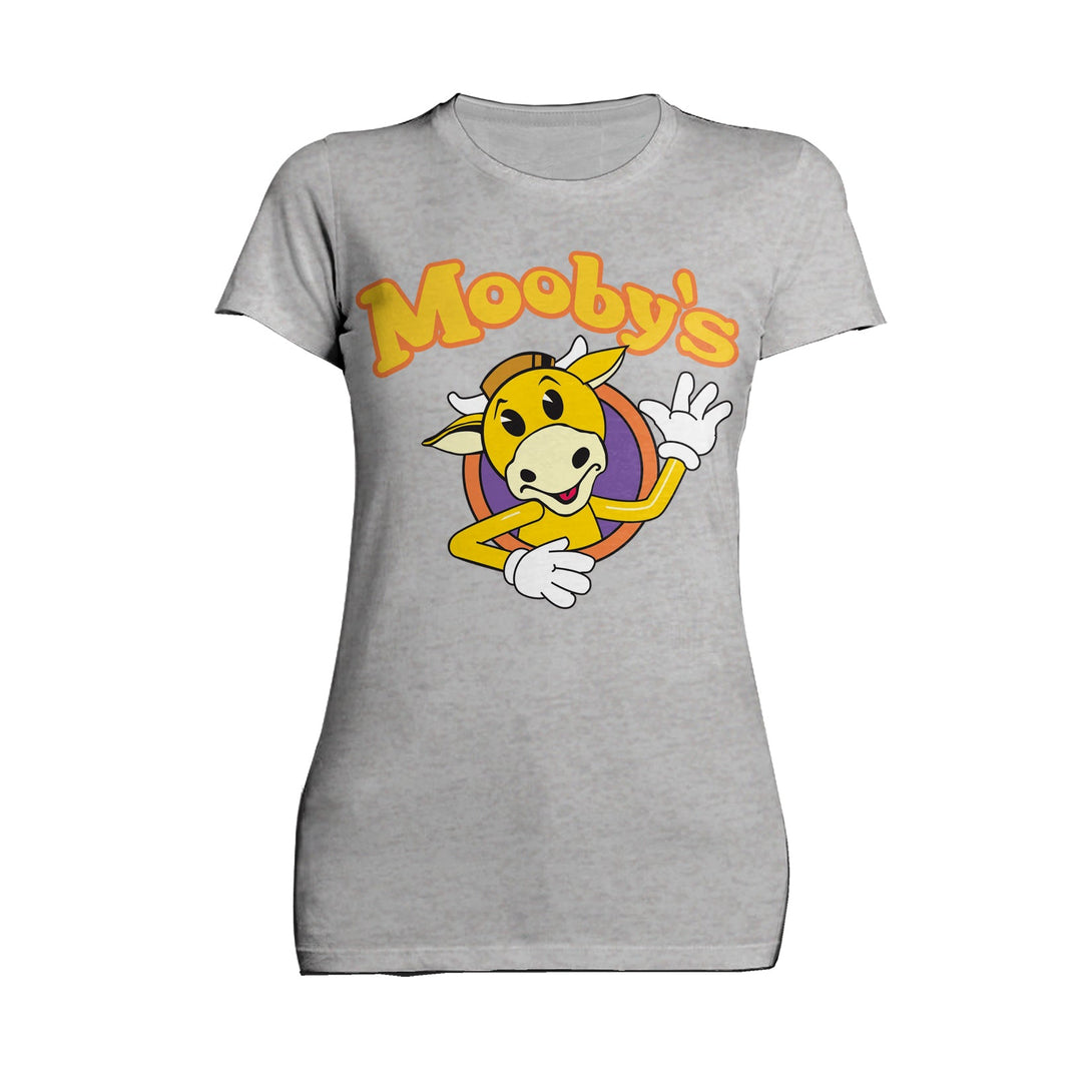 Kevin Smith View Askewniverse Mooby's Logo Official Women's T-Shirt Sports Grey - Urban Species