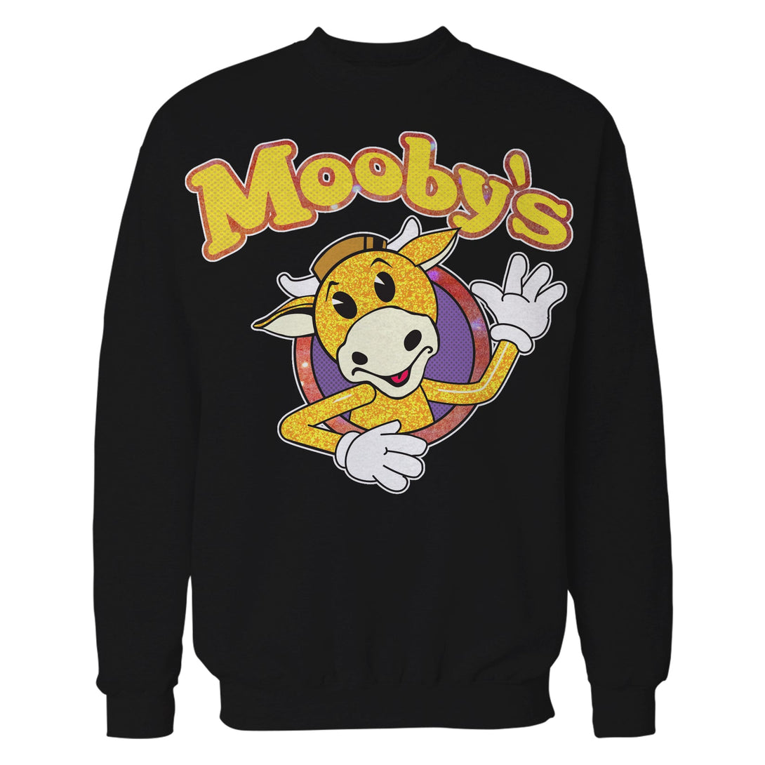 Kevin Smith View Askewniverse Mooby's Logo Golden Calf Edition Official Sweatshirt Black - Urban Species