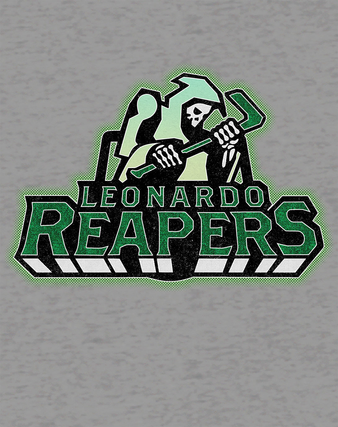 Kevin Smith Viewaskew Street Hockey League Leonardo Reapers Official Sweatshirt Sports Grey - Urban Species Design Close Up