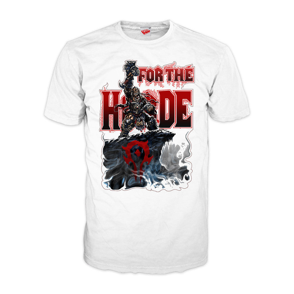 Warcraft Horde Official Men's T-shirt (White) - Urban Species Mens Short Sleeved T-Shirt