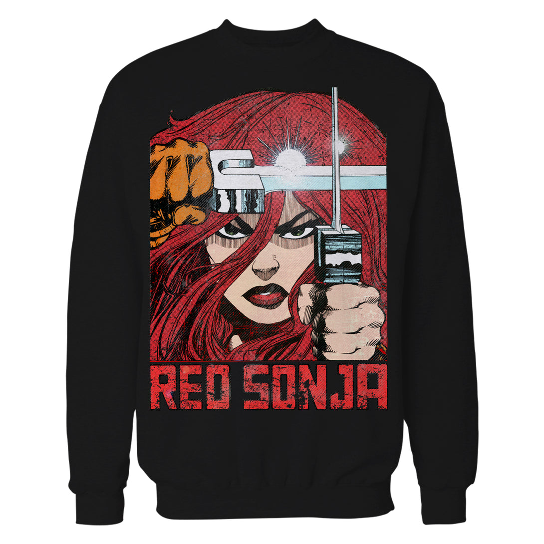 Red Sonja Walter Simonson Comic Legends Redhead Warrior Art Official Sweatshirt Black