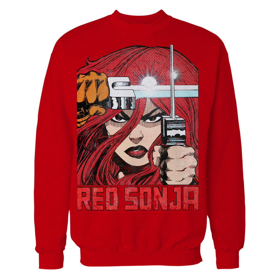 Red Sonja Walter Simonson Comic Legends Redhead Warrior Art Official Sweatshirt Red