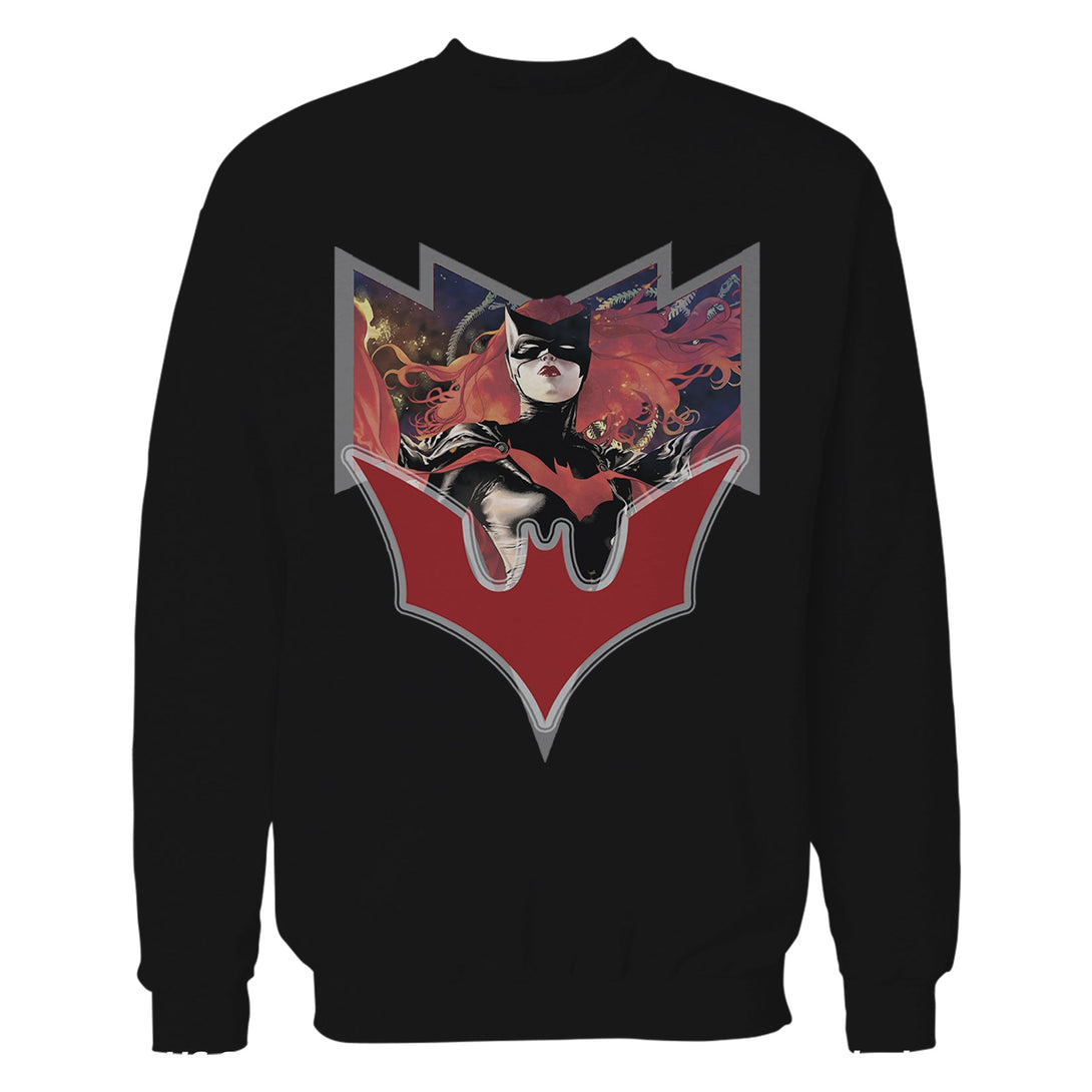 DC Comics Batwoman Logo Elegy Official Sweatshirt Black - Urban Species