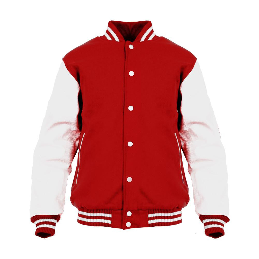 Beatles David Mack Blackbird Official Varsity Jacket (Red) - Urban Species Varsity Jacket