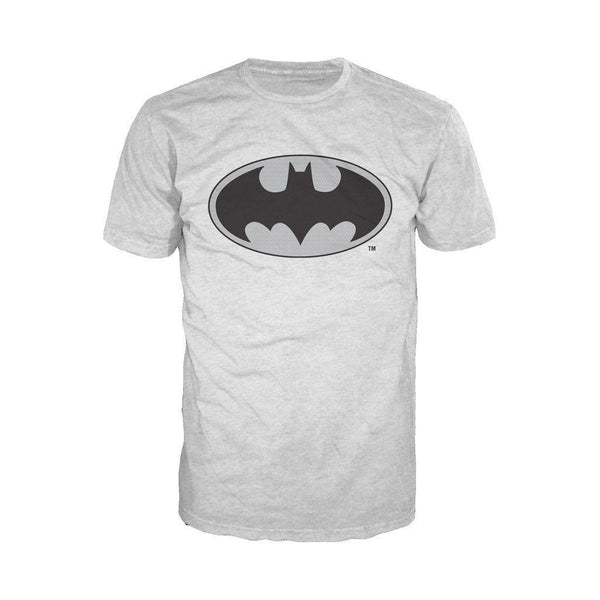 DC Comics Batman Logo Grey Official Men's T-shirt Sports Grey - Urban Species